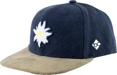 Produktbild von BAVARIAN CAPS Cap "Edelweiß: Filzapplique" - (Snapback) dunkelblau dunkelblau 1