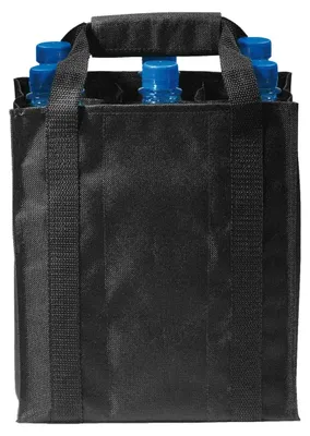 Produktbild von Flaschentasche "Deluxe" schwarz Schwarz