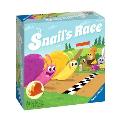 Produktbild von Ravensburger Schneckenrennen, Kinderspiele, 2-5 Spieler, Altersempfehlung ab 3 Jahren (20629) RAVENSBURGER Altersbereich: +3 Jahre