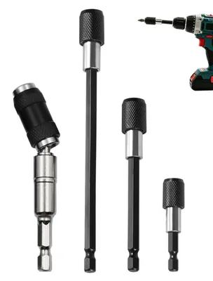 Imagen del producto de 4 extensiones para destornilladores, acero aleado, 60/100/150 mm