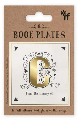 Obrázok produktu pre Exlibris – sada nálepiek – písmeno C – IF