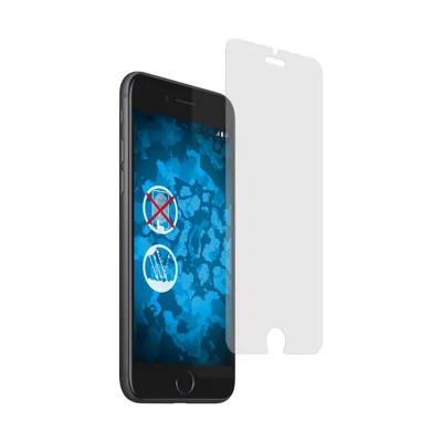 A smartphone screen protector is shown next to a smartphone.