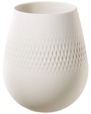 Zdjęcie produktu dla Villeroy & Boch 10-1681-5514, Wazon o okrągłym kształcie, Porcelana, Biały, Matowy, Biały, Stół