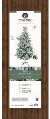 Productafbeelding van Allison kunstkerstboom dia. 112-H180 cm groen/wit Everlands