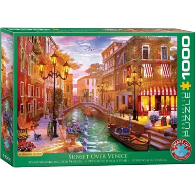 Image de EUROGRAPHICS Coucher de soleil sur Venise Puzzle 1000 pièces