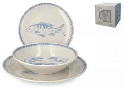 Immagine prodotto di H&H Servizio Tavola 18 Pezzi Mediterranean in stoneware
