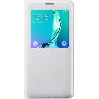 Produktbild von Samsung EF-CG928PWEGWW S-View Cover für Galaxy S6 Edge+ weiss