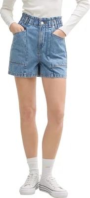Image de TOM TAILOR - Short en jean pour femmes, style paperbag