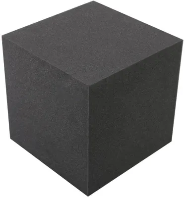 Obrázok produktu pre 2-balenie – Akustické penové rohové basové lapače | Akustické penové panely | Akustická úprava pre nahrávacie štúdiá | Zvukovo-absorbujúce rohové bloky [2x CUBE | 16 cm]