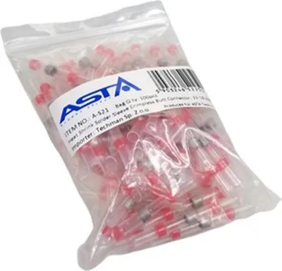 Immagine prodotto di Set di tubi termoretraibili, per cavi di isolamento, kit di tubi termorestringenti, assortimento di manicotti per avvolgimento di cavi isolanti elettrici, capicorda stagnati, 22-18 AWG 100 pezzi