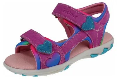 Produktbild von Richter Riemchensandaletten rosette-multic-light Mädchen 31353539393432 Pink 25 EU