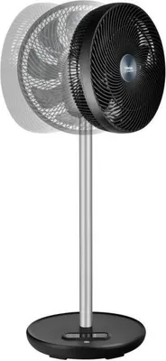 Image de Ventilateur sur pied Sencor SFN 3040BK, 30 cm, 8 Vitesses, Silencieux, Télécommande, Minuterie 12h