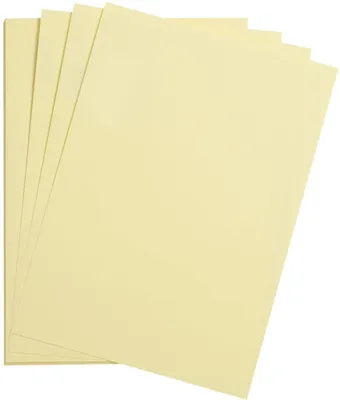 Image de Clairefontaine 97367C papier canson A4 jaune paille 120g 25 feuilles