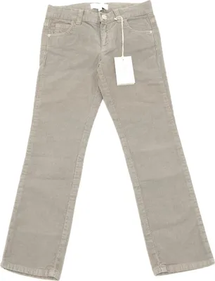 Produktbild von 8537G GUCCI Kinderhose aus grauem Baumwollsamt