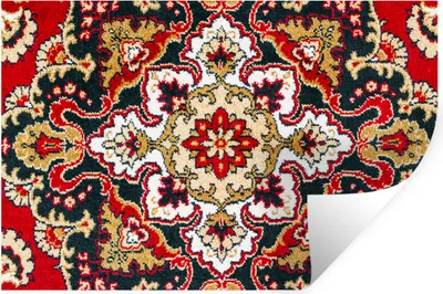 Obrázok produktu pre MuchoWow® Nálepka na stenu - Perzský koberec - Mandala - Koberec - 120x80cm - Samolepiaca a polohovateľná