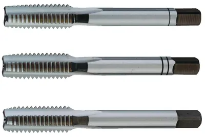 Image de Jeu de tarauds à main DIN 352 M22x2,5mm HSS ISO2 (6H) 3 pièces TECWERK