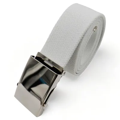 Produktbild von Safekeepers Canvas Gürtel - Militärgürtel - Taktischer Gürtel - Tactical Belt – undefined / Weiß