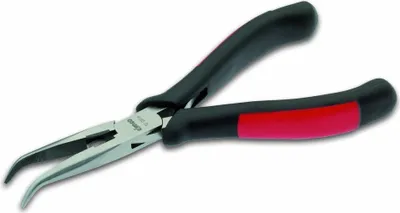 Productafbeelding van Cimco 10 0816 - Punttang - Staal - Zwart, Rood - 15 cm