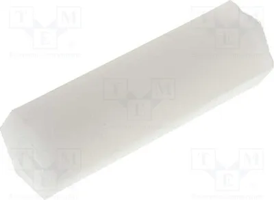 Produktbild von 5x Distanzmuffe mit Gewinde M3 sechskant 18mm -18 Distanzhülsen aus Kuntoff