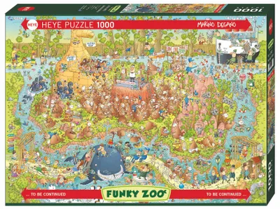 Produktbild von HEYE Puzzle Grü ner Zoo: Australische Exposition 1000 Teile