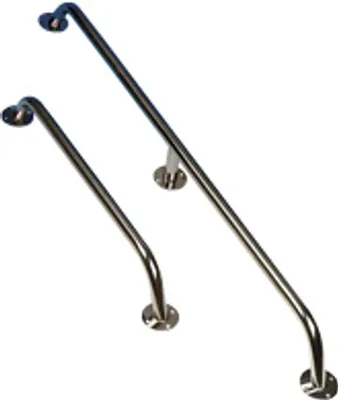 Image de Allpa Niro Main courante, Ø20mm, H=55mm, L=1200mm Avec pièce centrale supplémentaire