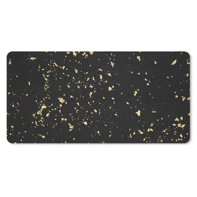 Produktbild von MuchoWow® Mauspad Mousepad Goldene Flocken auf schwarzem Hintergrund 60x30 cm - Mousepads - Maus Mat - Pad - Mausunterlage - Nachhaltig
