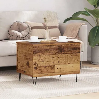 Immagine prodotto di Maison Exclusive - Tavolino in legno antico 60 x 44,5 x 45 cm Materiale ligneo