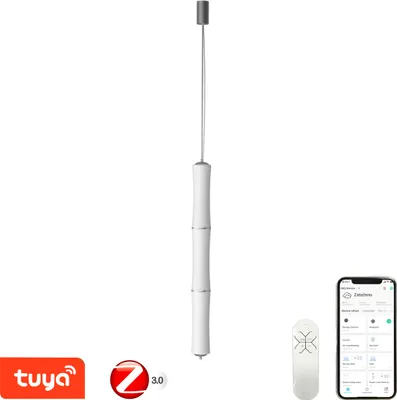 Zdjęcie produktu dla Immax NEO BAMBOOS Inteligentna oprawa wisząca 135cm 45W biała Zigbee 3.0