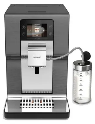 Obrázek produktu pro Krups EA879N, Espresso kávovar, 2,5 l, Kávová zrna, Vestavěný mlýnek, 1550 W, Metalická, Černá
