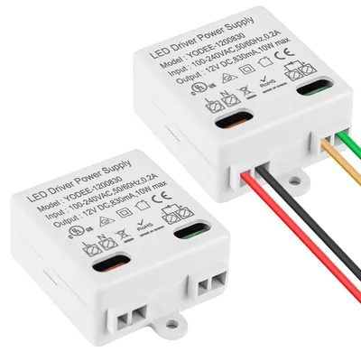 Productafbeelding van 2 stuks LED-transformator Mini 12V/DC voor verlichting en strips