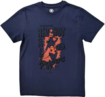 Image de Red Hot Chilli Peppers - "In The Flesh" T-Shirt für Herren/Damen Uni RO5914 (XL) (Marineblau)