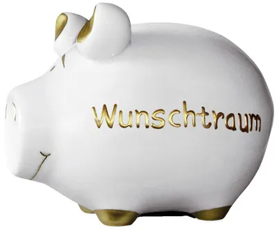 Produktbild von KCG 100785 Spardose Schwein "Wunschtraum" - Keramik, klein