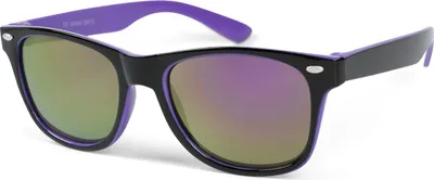 Produktbild von styleBREAKER Kinder Sonnenbrille Retro Nerd Design mit verspiegelten oder getönten Gläsern | UV400 Schutz | Kunststoffrahmen | für Kleinkinder 18 Monate bis 4 Jahre