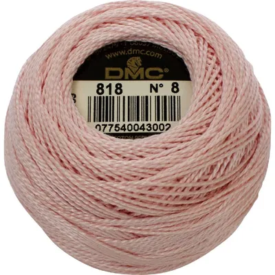 Produktbild von DMC Perlgarn Knäuel Stärke 8, 10 g, 116A/8-818