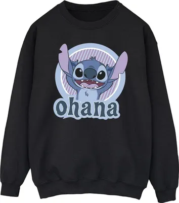 Produktbild von Disney - "Ohana" Sweatshirt für Herren BI31241 (XXL) (Schwarz)