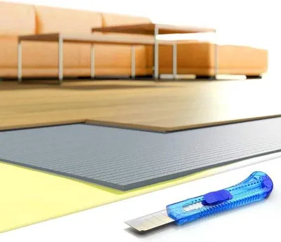 Image de Panneaux de sol insonorisants - Isolation de sous-plancher en XPS - Isolation acoustique des sols - Panneaux XPS haute résistance - 140 m² - Gris