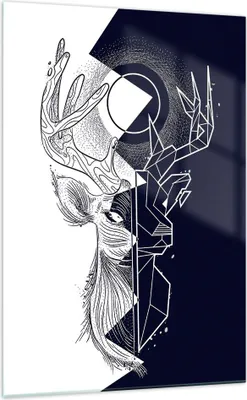 Produktbild von Bilder auf glas - Einteilig - Abstraktion modern - 70x100cm - Glasbilder - Wandbilder - Bilder - zum Aufhängen bereit - Wanddekoration aus Glas - Glas Bilder - Wandbild auf Glas - GPA70x100-4059