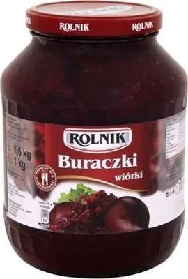 Zdjęcie produktu dla Rolnik Buraki Ćwikłowe Marynowane 850 g w wiórkach