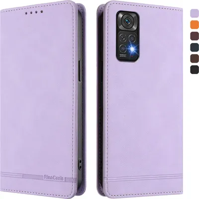 Obrázek produktu pro Pouzdro pro Xiaomi Redmi Note 11S/Note 11 4G, retroPolyuretankožené flip pouzdro s stojánkem a přihrádkami na karty Fialový