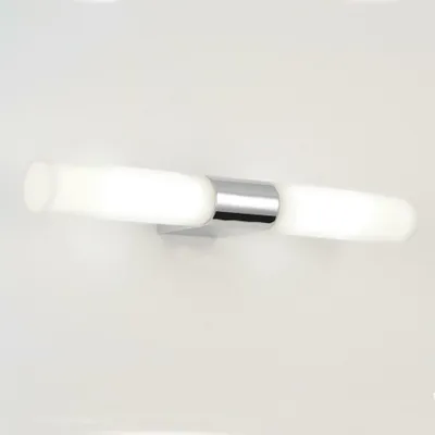 Image de Lampe de miroir en chrome 36cm Applique murale miroir Lampe de salle de bain Lampes