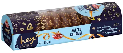 Produktbild von Wicklein hey! Mini-Elisen-Lebkuchen Salted Caramel 150g