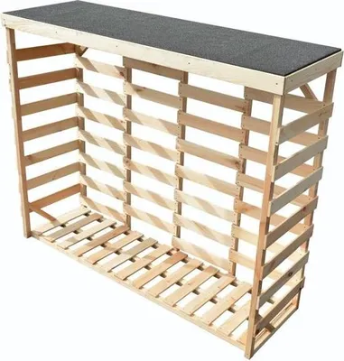 Image de ROJAPLAST Maxi banc en bois 200 X 160 X 60 cm 19031