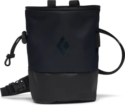 Schwarzer Mojo Zip Chalk Bag von Black Diamond; geeignet für Klettern; mit einem robusten Design und praktischem Verschluss.