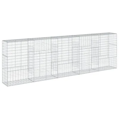 Obrázek produktu pro vidaXL Gabion s víkem 500x50x150 cm Pozinkované železo