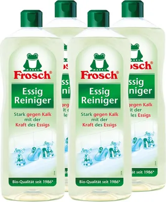 Produktbild von 4x Frosch Essig Reiniger 1 Liter - Stark gegen Kalk