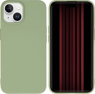 Immagine prodotto di Custodia colorata in TPU imoshion per iPhone 15 - Verde oliva