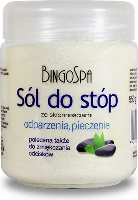Produktbild von BingoSpa Fußbadesalz zur Beruhigung und Regeneration, 550 g