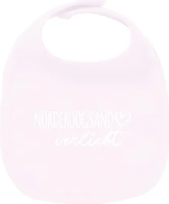 Produktbild von Huuraa Unisex Babylatz Norderoogsand verliebt Geschenk Babypink  Baumwolle Norderoogsand Mitbringsel