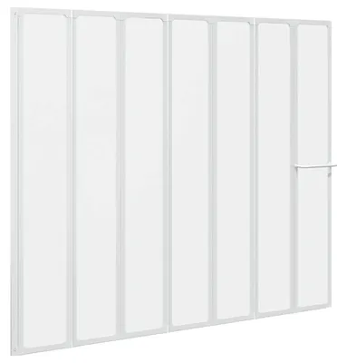 Immagine prodotto di Vidaxl Dusche und Badebildschirm 140 x 168 cm 7 Paneele mit Handtuchregal