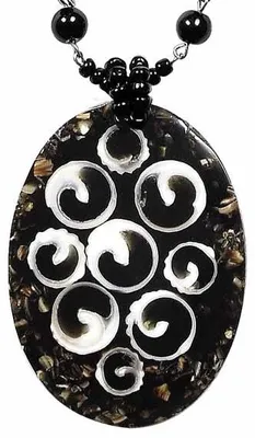 Produktbild von Hals-Kette mit Muschel-Anhänger Hals-Schmuck